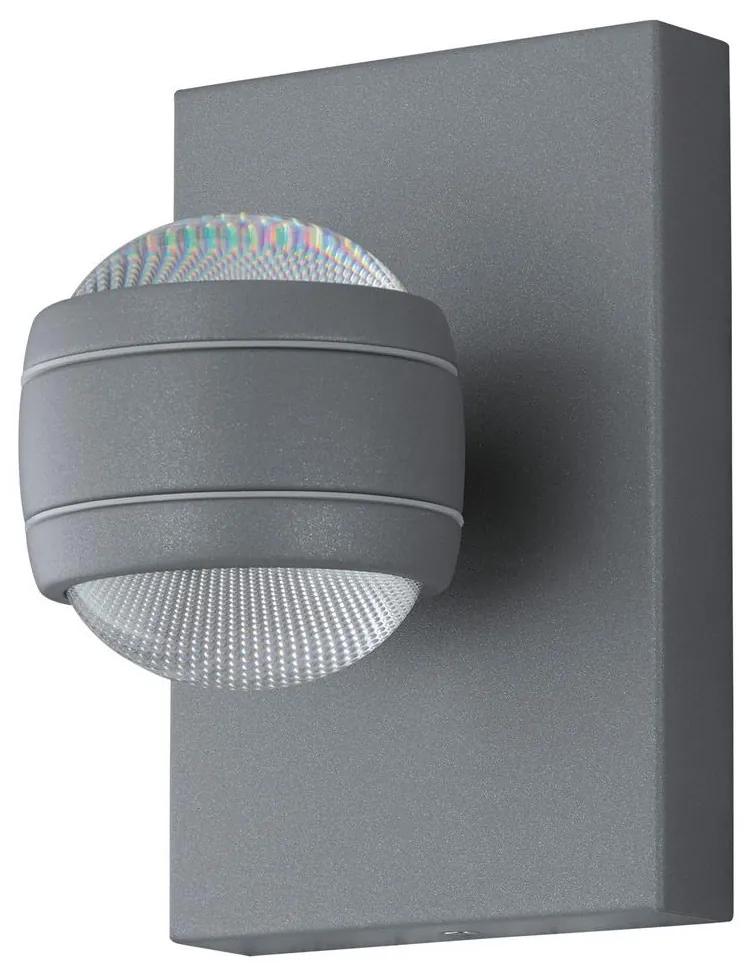 Eglo 78592 - LED външна стенна лампа SESIMBA 2xLED / 3,7W / 230V IP44