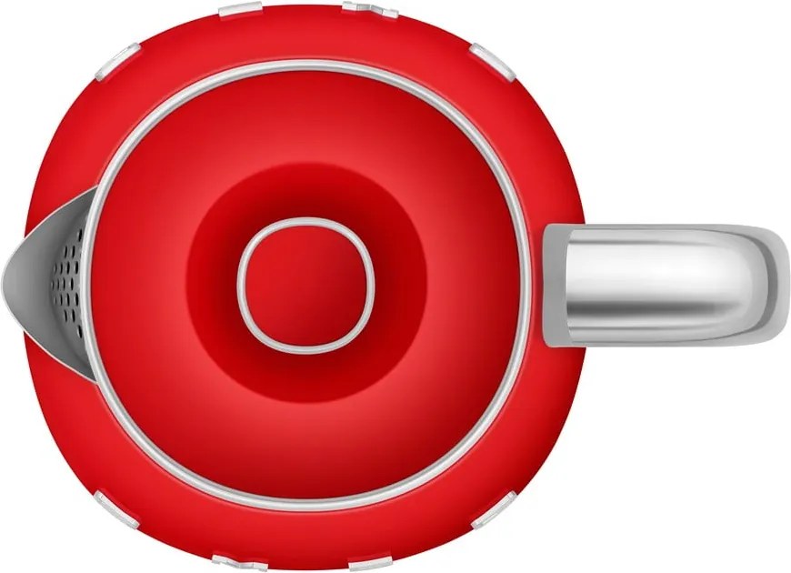 Червена електрическа кана от неръждаема стомана 800 ml Retro Style – SMEG