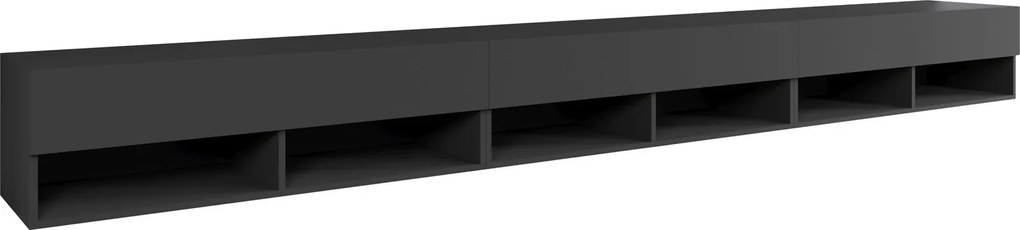 ТV шкаф A 300-Черен мат