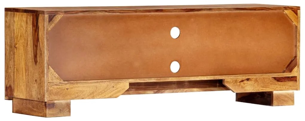 248000 vidaXL ТВ шкаф, 118x30x40 cм, акациево дърво масив