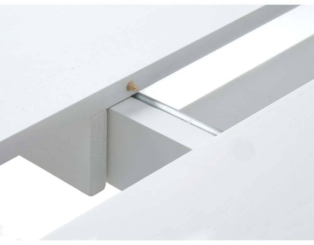 Кръгла сгъваема трапезна маса с допълнителна плоча ø 120 cm Nola – Unique Furniture