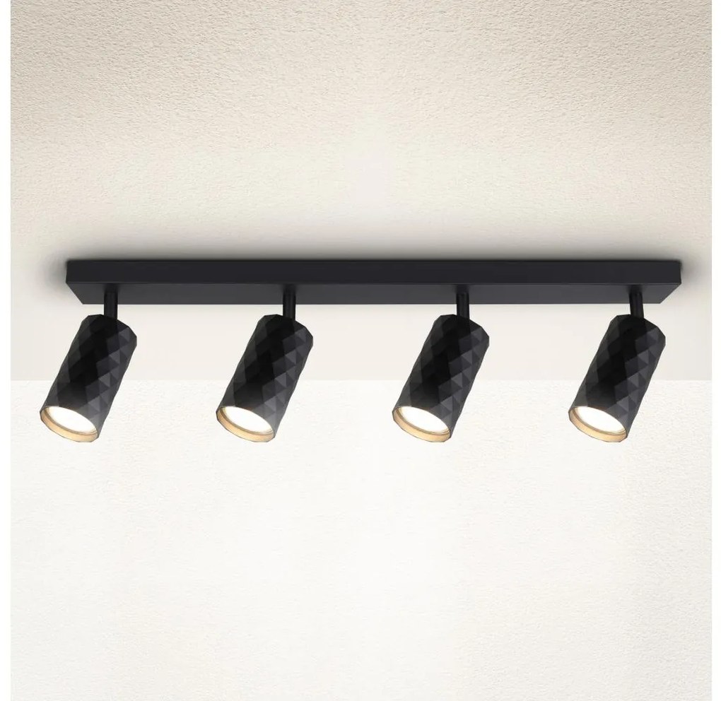 Brilagi - Точково осветително тяло SELE DIAMANT 4xGU10/30W/230V черно