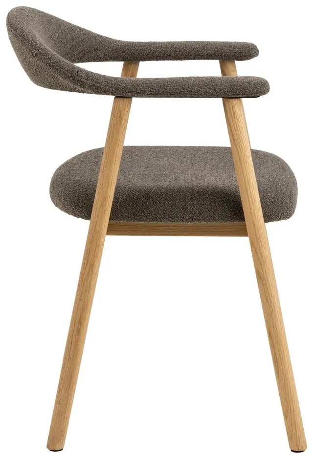 Кафяв трапезен стол Addi – Actona