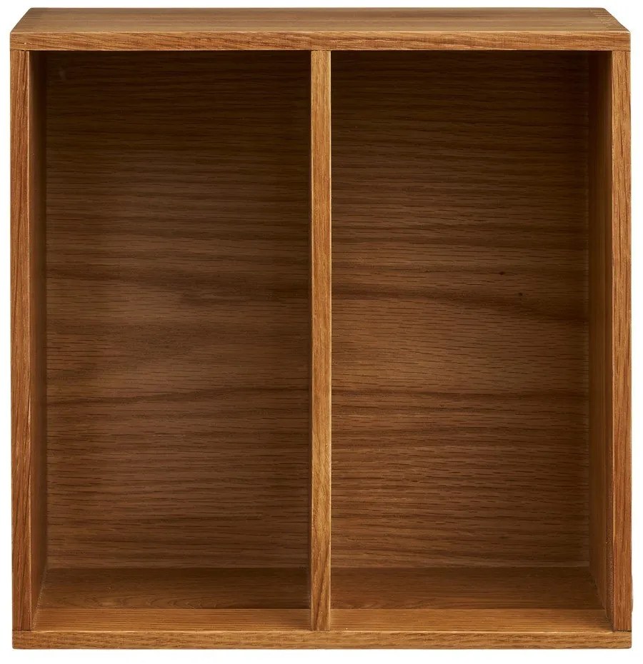 На няколко нива стенен рафт от масивен дъб в естествен цвят 18 cm Townsville – House Nordic