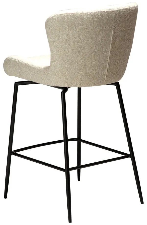 Кремав тапициран бар стол (височина на седалката 67,5 cm) Glam – DAN-FORM Denmark