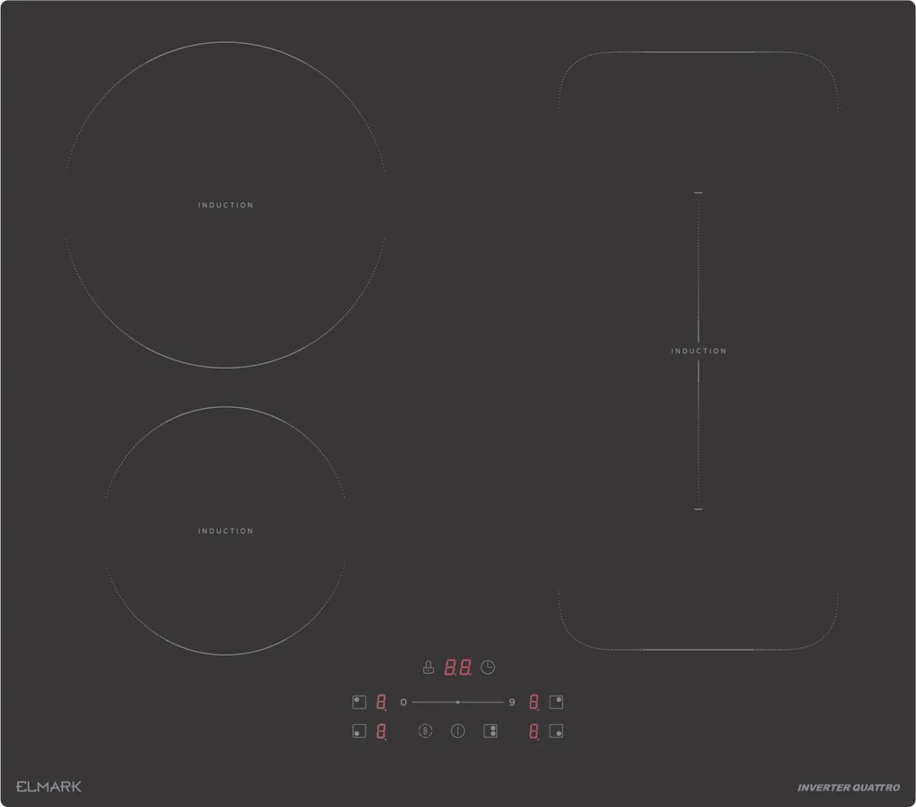 Индукционен сензорен котлон без рамка Elmark EL-IF7454