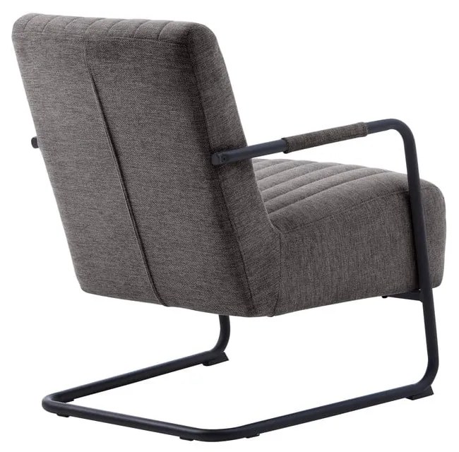 Тъмносиво кресло Trout – Unique Furniture