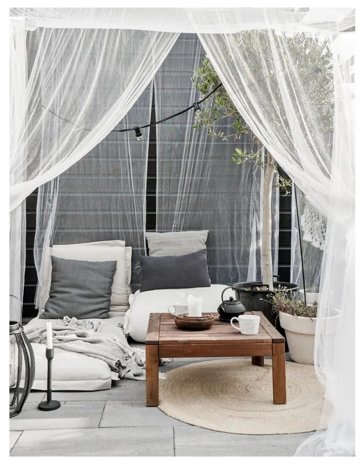 OUT™ Sit&amp;Sleep Бял външен футон Out Sit &amp; Sleep - Karup Design