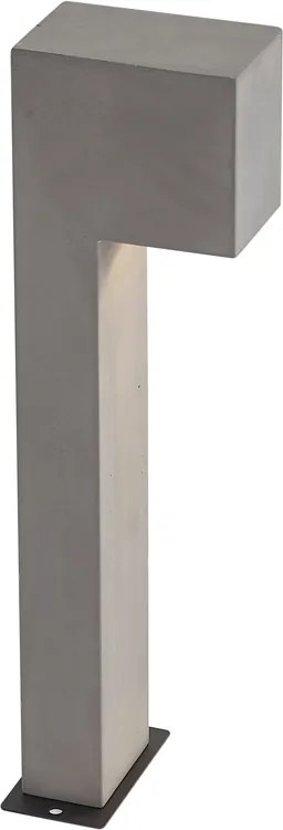 Модерен външен стълб сив 65 см IP44 - Pompei