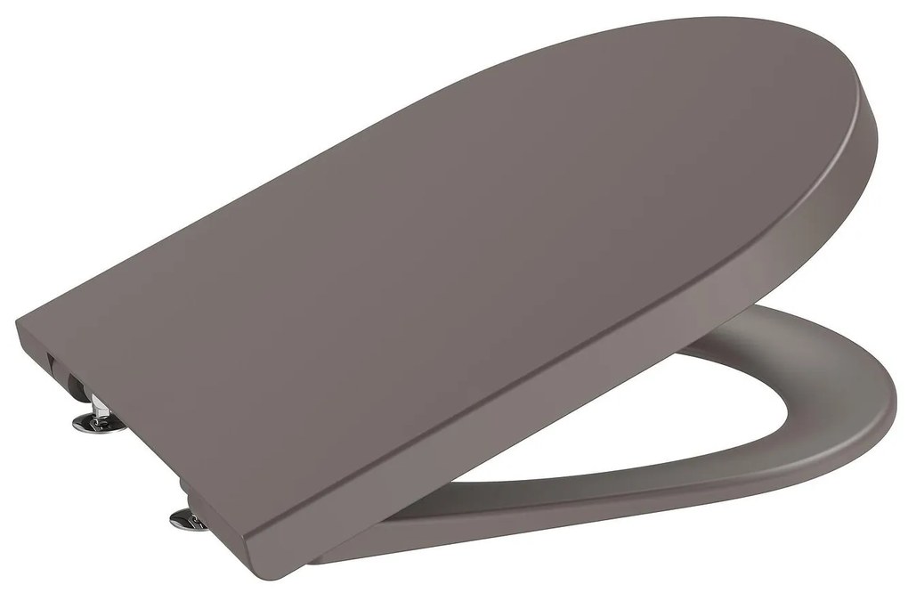 Седалка и капак, Roca, A80152266B, ROUND, за тоалетна чиния, със забавено падане