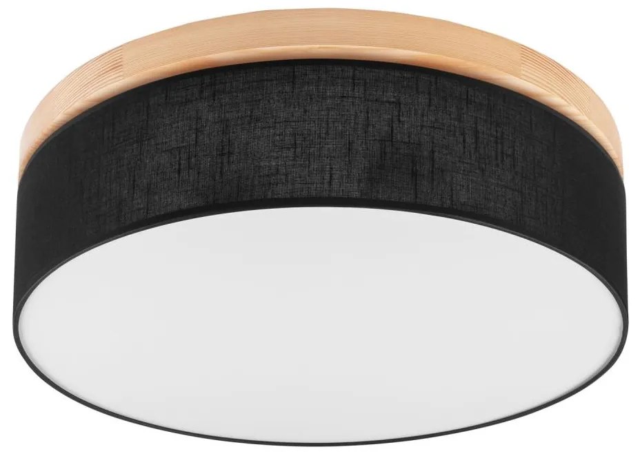 Brilagi - LED Плафон BELLADONNA 3xE27/15W/230V черен/бор