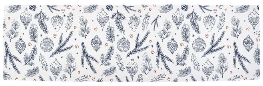 Памучна покривка за маса с коледен мотив 40x140 cm - Butter Kings