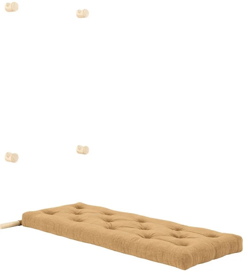 Светлокафяво кресло от рипсено кадифе Hooked – Karup Design