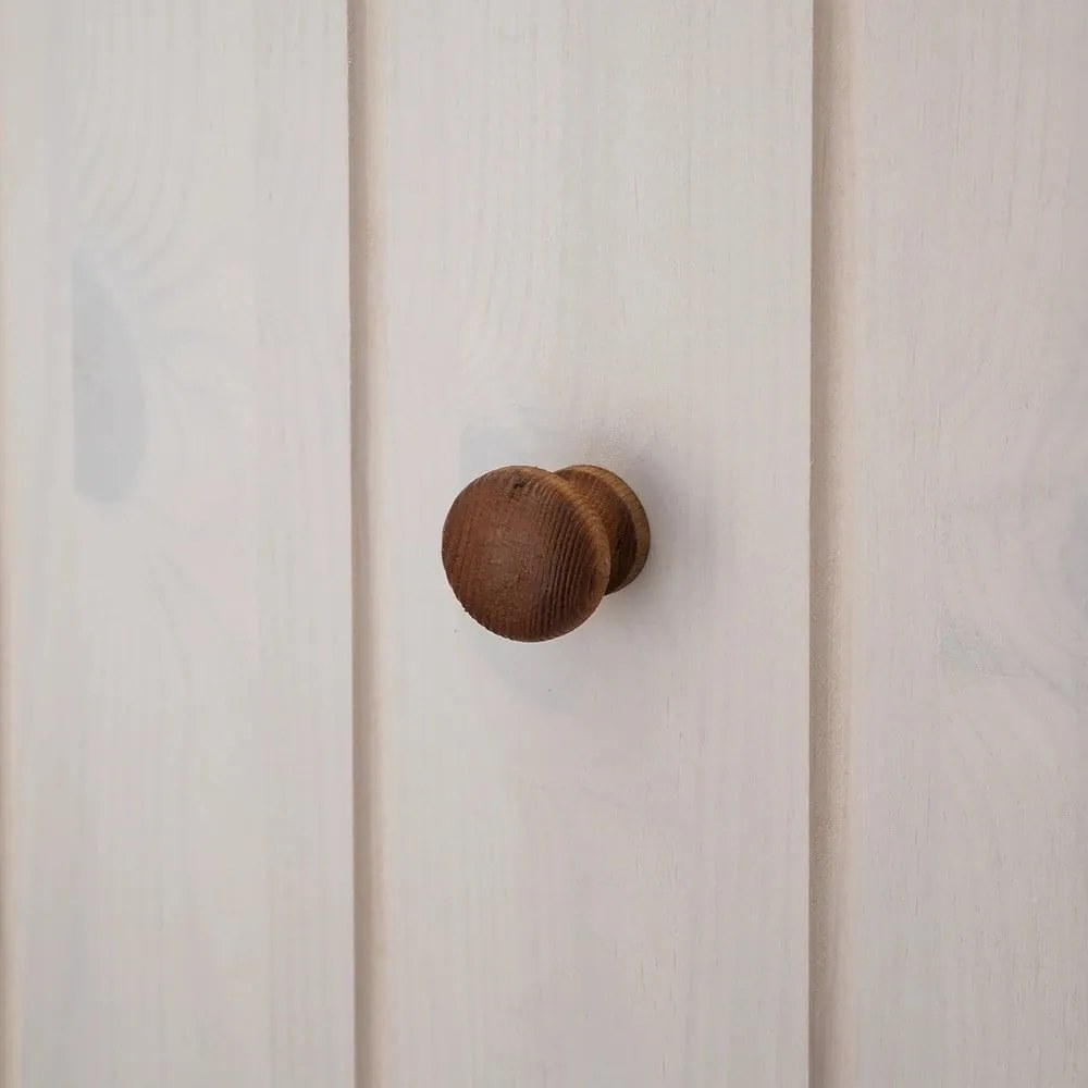 Бял комплект за коридор от масивен бор 55x100x2 cm Anita – Støraa