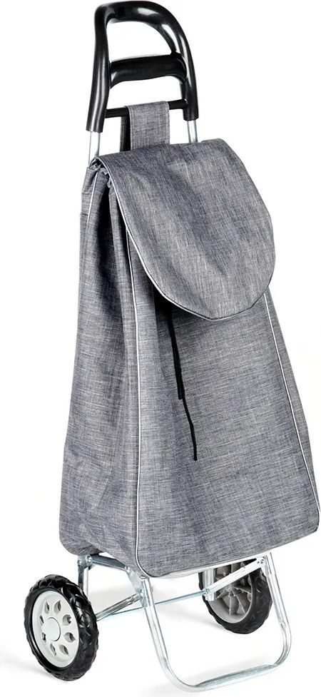 Пазарска количка с подвижна чанта, лека конструкция, до 30кг, 28x38x96см