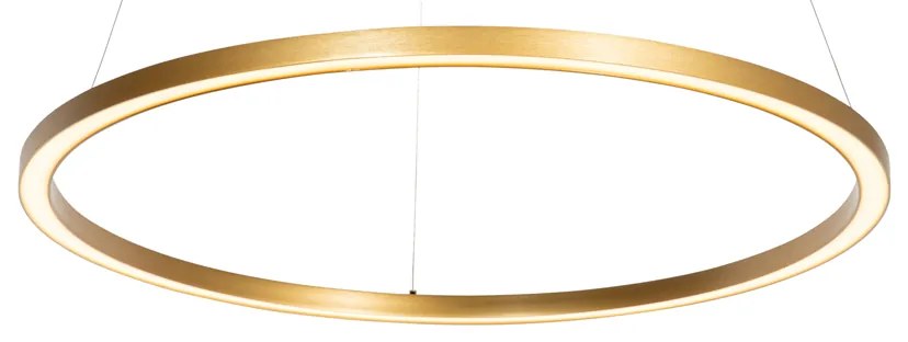 Златна висяща лампа 80см с LED 3-степенна димируема - Girello