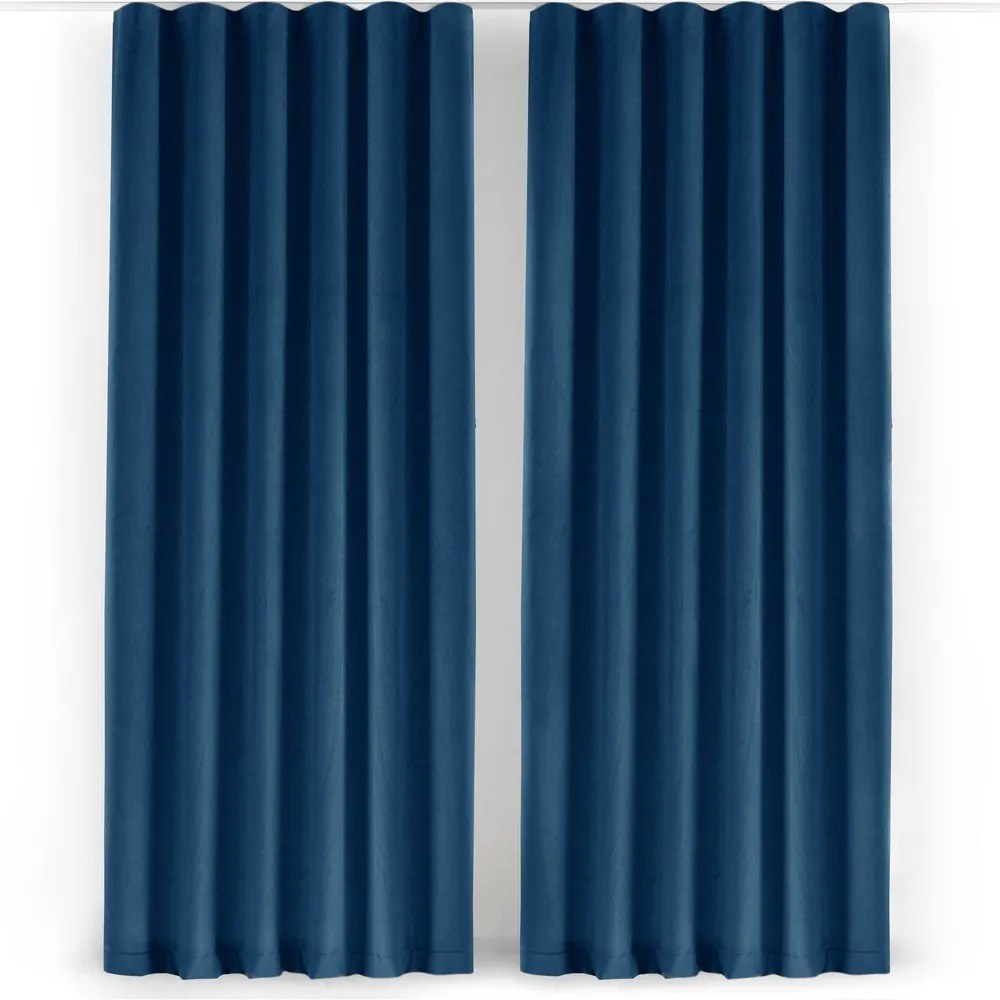 Синя затъмняваща завеса 530x175 cm Velto – Filumi