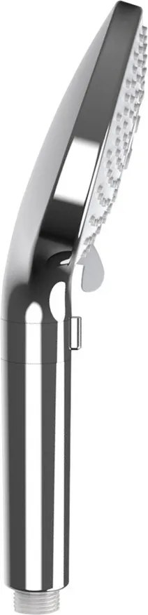 Пластмасова душ глава в блестящо сребрист цвят ø 12 cm Water Saving – Wenko