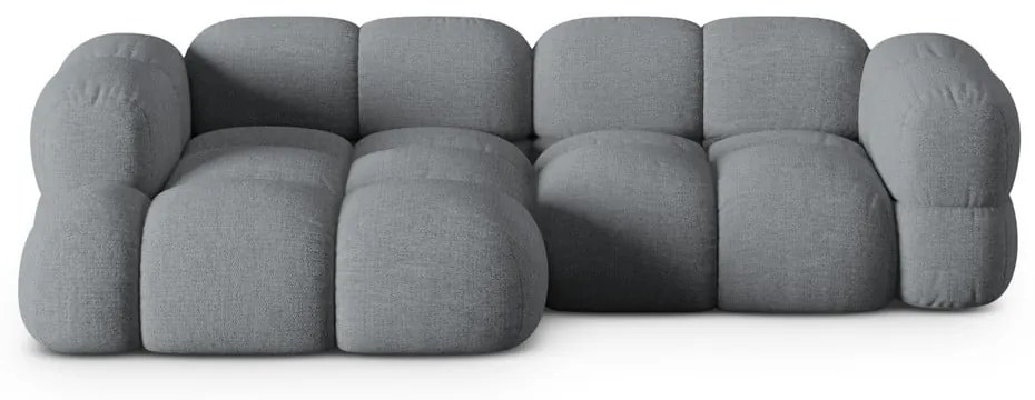 Сив ъглов диван (ляв ъгъл) Loretto – Cosmopolitan Design