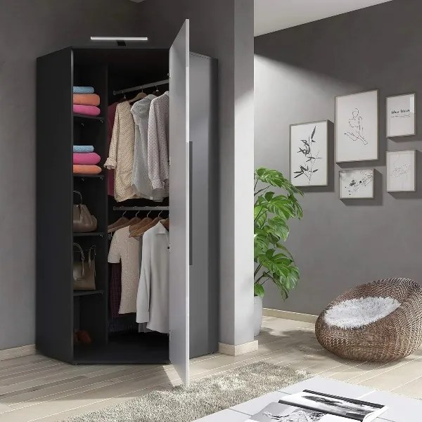 Corner wardrobe Spotlight-Gkri - Leuko