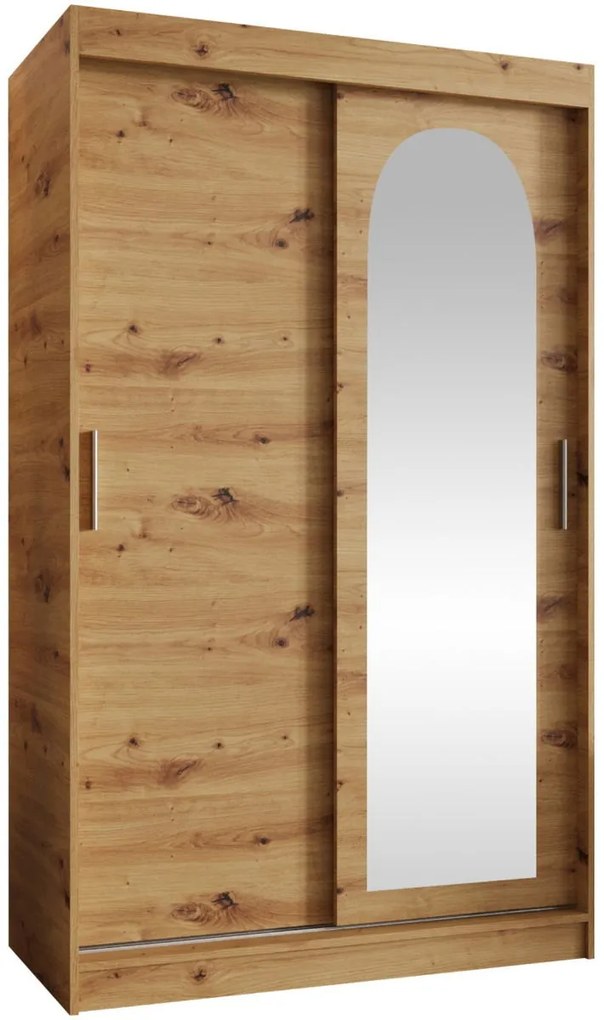 Гардероб Selfie 120 плъзгащ-Артисан-Дължина: 120 см