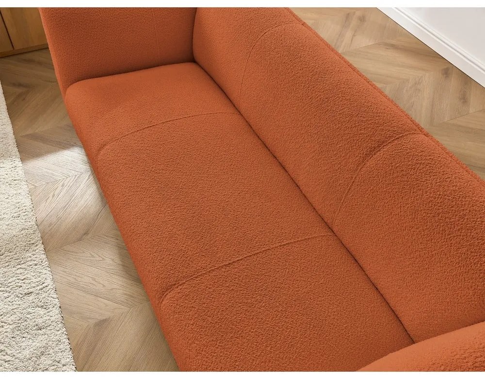 Оранжев диван от прежда с примки от букле 242 cm Giorgia – Bobochic Paris