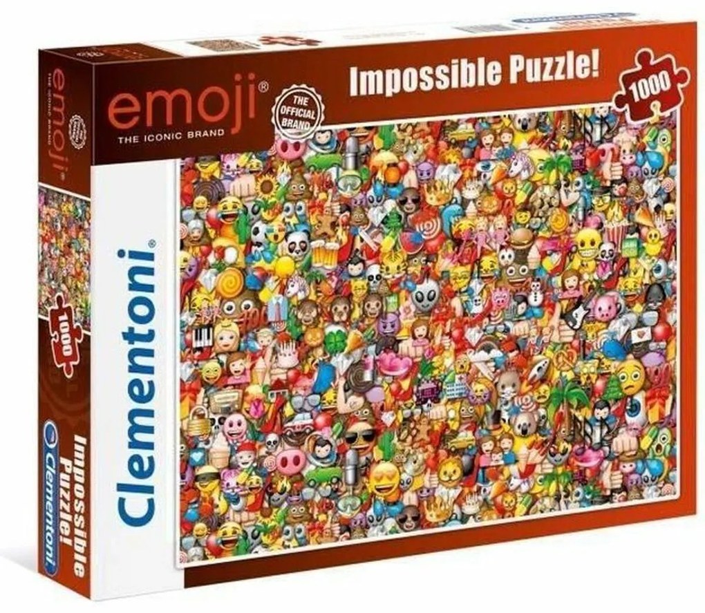 Пъзел Clementoni Emoji: Impossible Puzzle (1000 Части)