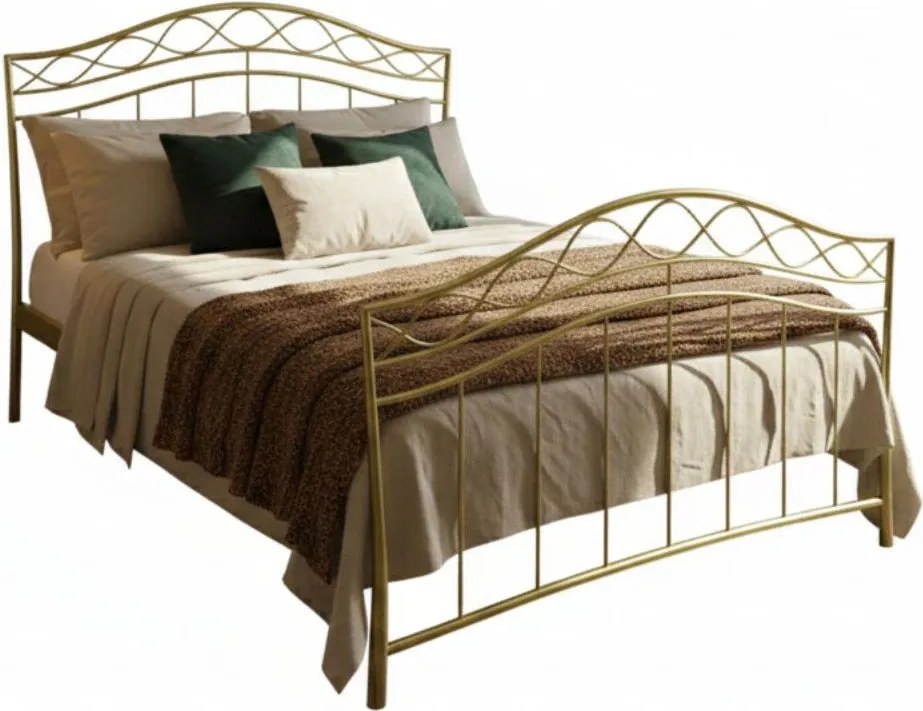 Легло Dalida-150x200-Gold-Με ποδαρικό