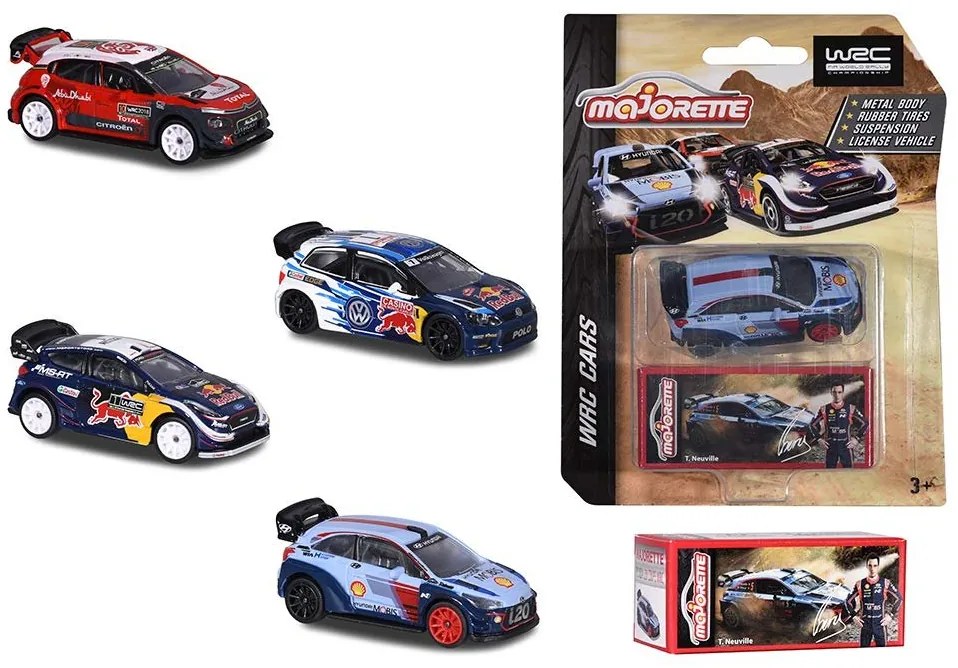 Majorette - Рали колички 4 вида