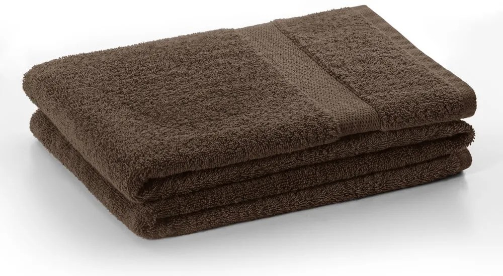 Кафява памучна кърпа от тери 30x50 cm Marina – DecoKing