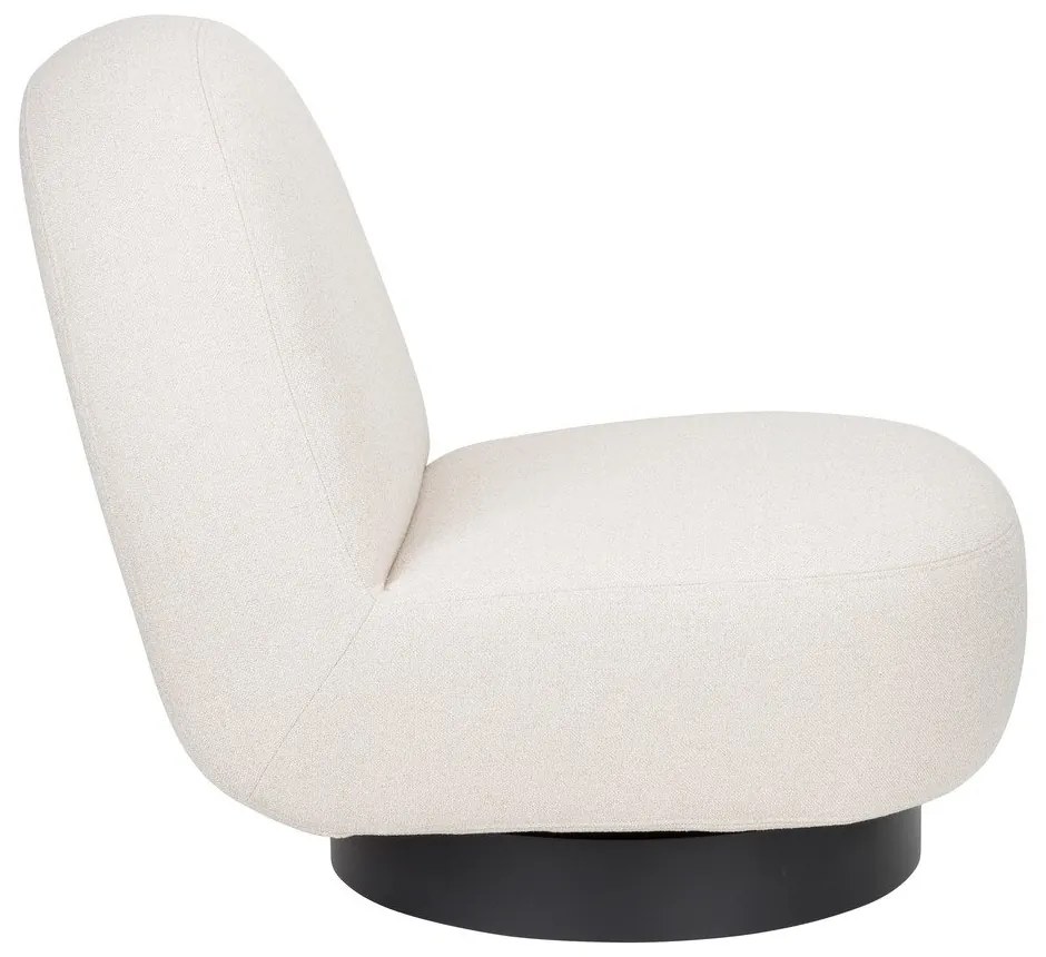 Кремаво въртящо се кресло Eden – Zuiver