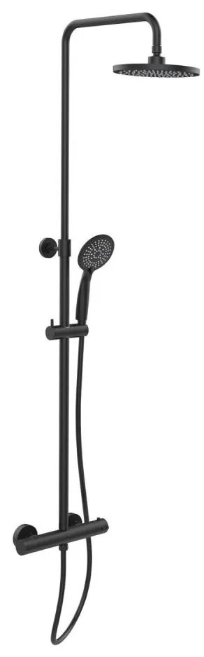 WENKO 25484100 - Душ система WATERSAVING SYSTEM 12x120 cm черна