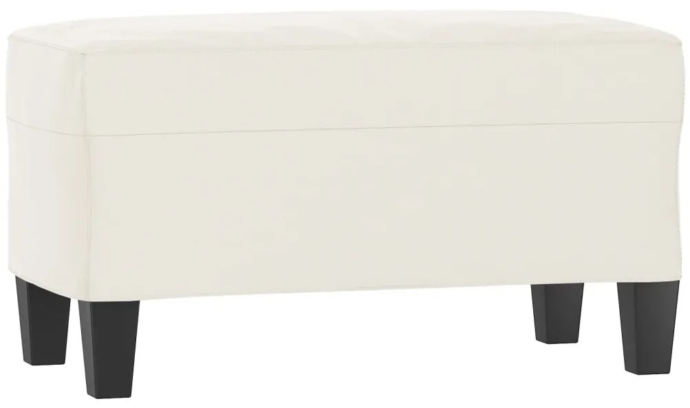349450 vidaXL Пейка, бежово, 70x35x41 см, микрофибърен плат