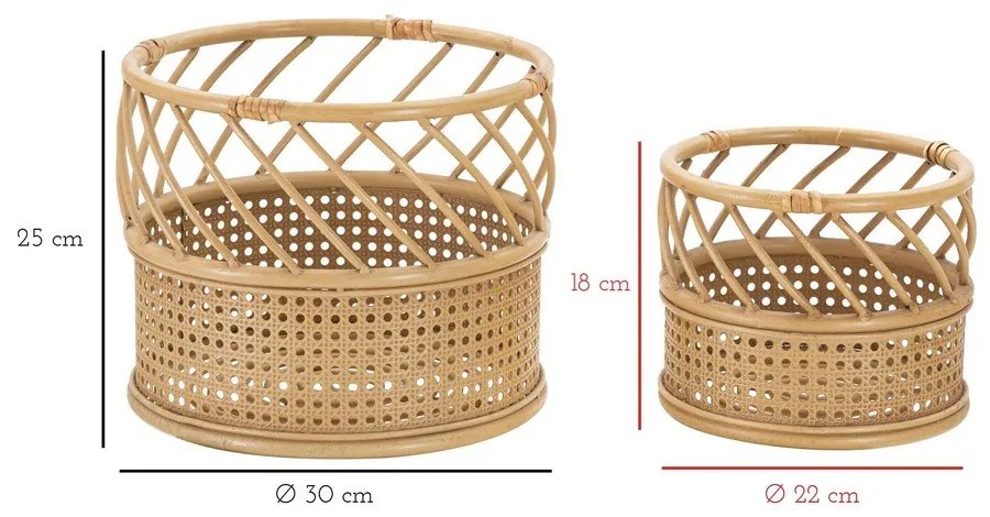 Метални покрития за кашпи в комплект 2 бр. ø 30 cm Panama – Mauro Ferretti
