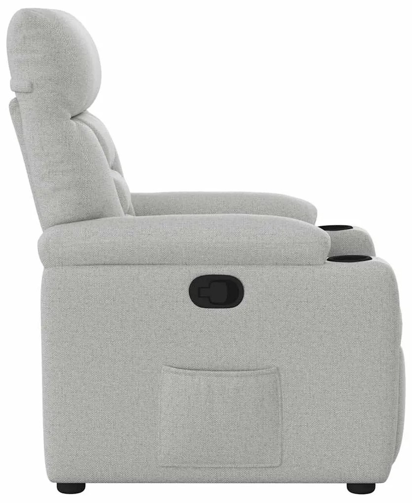Sonata H Recliner Chair Cloud Grey Fabric