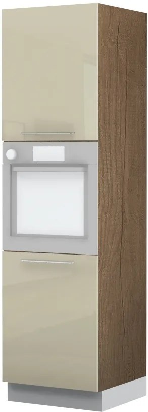 Висок подов шкаф за фурна Raval K21-60-2KR-White glossy