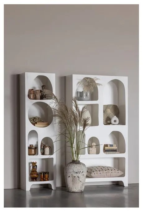 Бял шкаф за книги 95x180 cm Caz - WOOOD