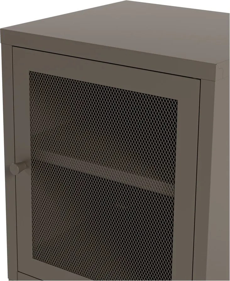 Сиво нощно шкафче Fayna – Marckeric