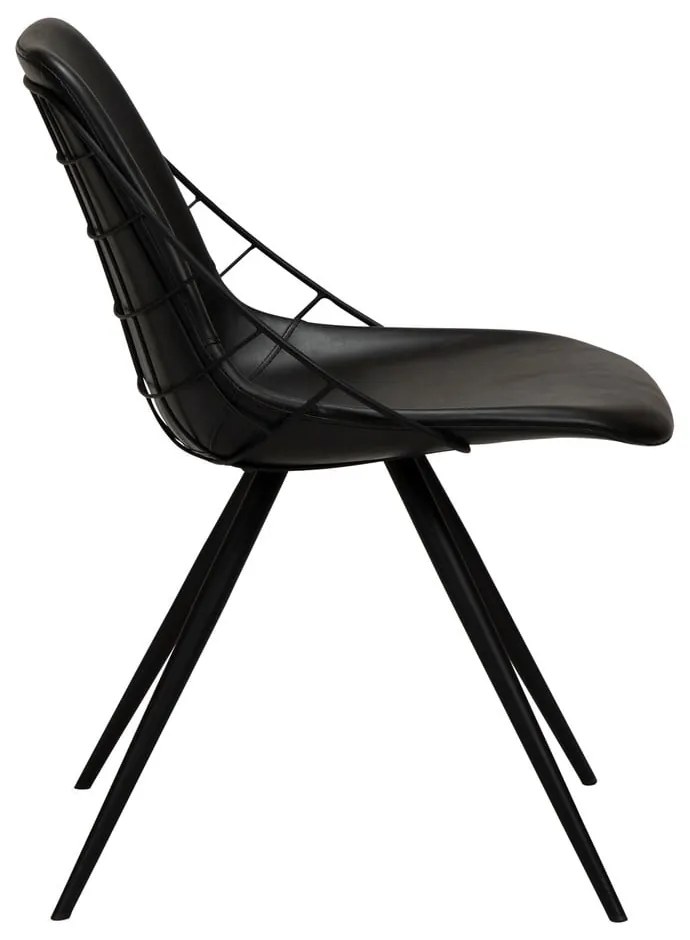 Стол за хранене от черна изкуствена кожа Sway - DAN-FORM Denmark