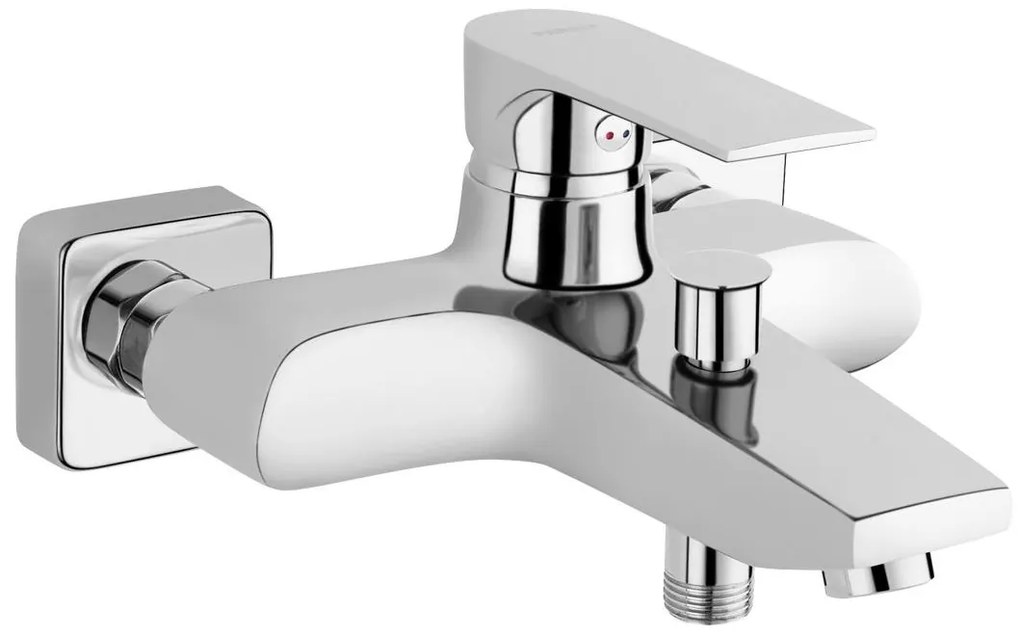 FERRO - Смесител за вана ALGEO SQUARE лъскав хром