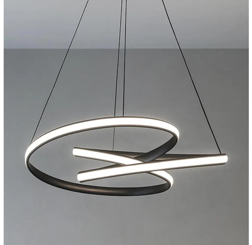 Димируема LED полилей на кабел LED/85W/230V 3000-6500K Ø 49 cm + дистанционно управление