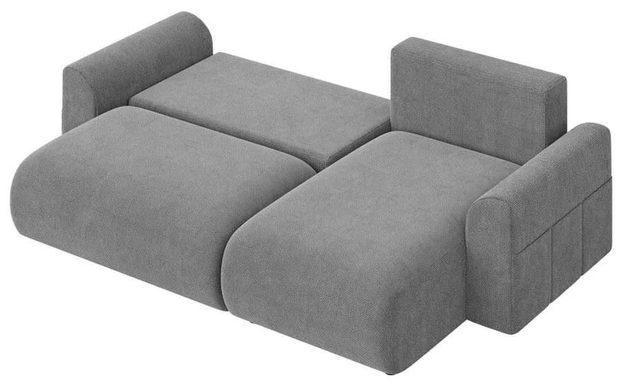 Сив разтегателен ъглов диван (променлив) Lorine – Ropez