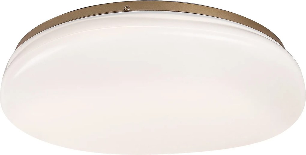 Rabalux Caliope, плафон за баня, златна метална лампа, 24W, с абажур: 1700, без абажур: 2400, 4000, 41x39,5см В10см, IP44,