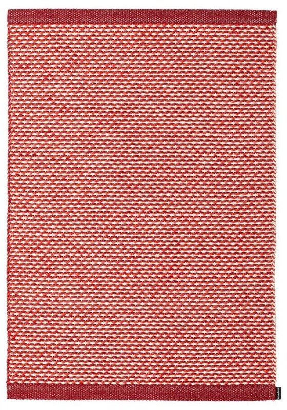 Червен килим за открито и закрито 60x85 cm Effi Dark Red – Pappelina