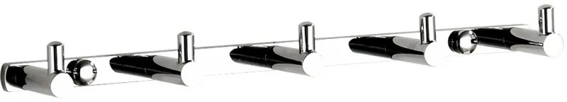 Mexen закачалка за кърпа с пет държача, хром - 709165-00