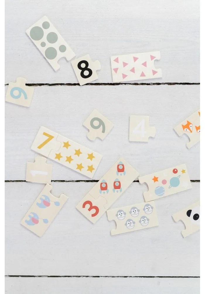 Дървен пъзел (брой части 20) Numbers – Kindsgut