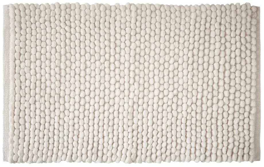 Бял килим за баня 50x80 cm Aspen Bobble – Bianca