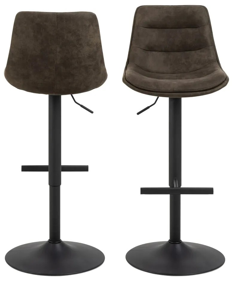 Тъмнозелен бар стол с регулируема височина (височина на седалката 86 cm) Adisa – Actona