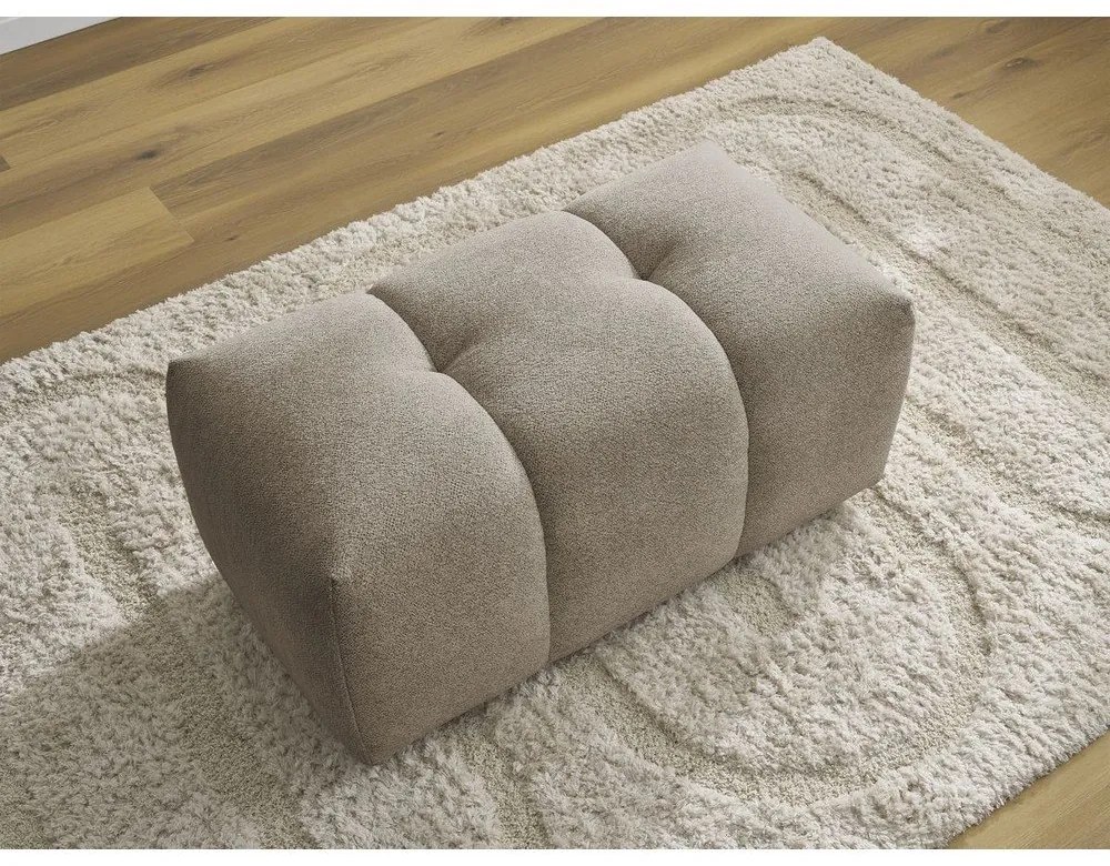 Бежова шенилова табуретка Roxelane – Bobochic Paris