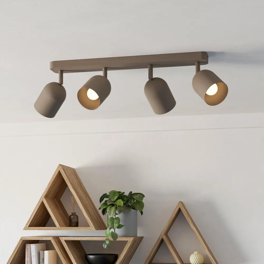 Eglo 44164 - Точково осветително тяло TILSTON 4xE14/40W/230V бежово